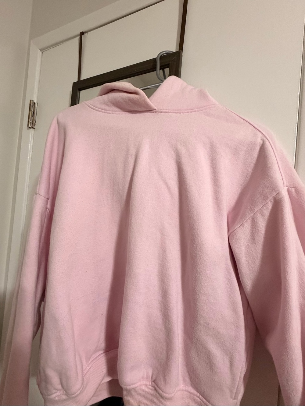 Garage Women’s Light Pink Cowl Neck Hoodie Sweater